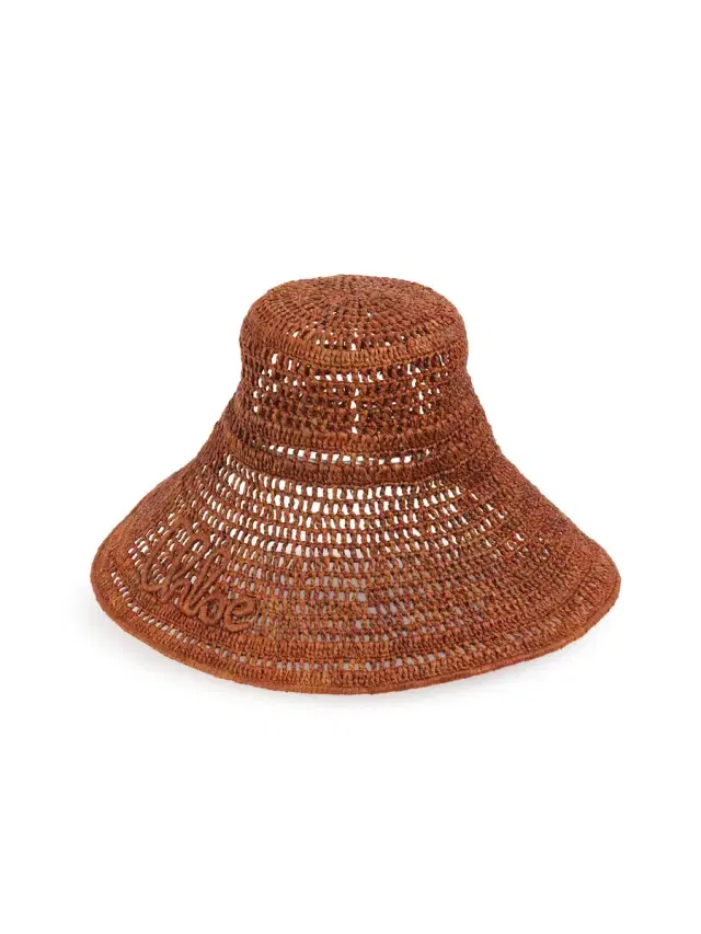 Chloé The Chloé Raffia capeline hat