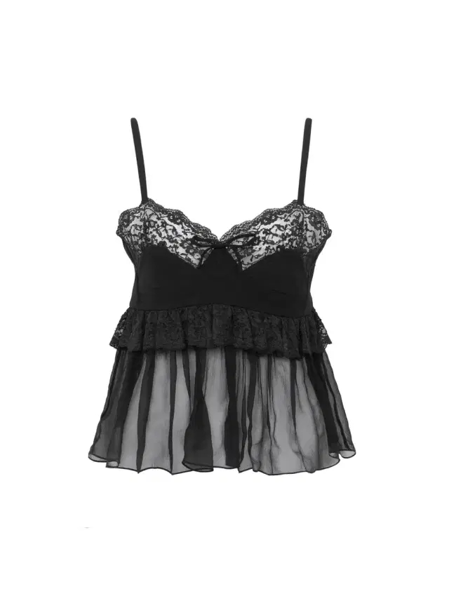 Chloé Thin-strap lingerie top in crêpe de chine