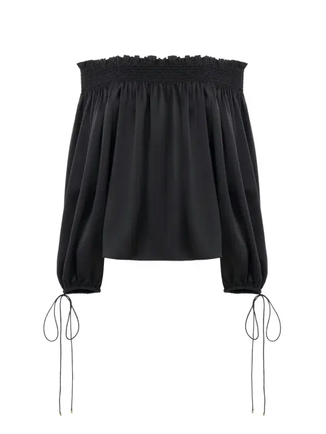 Chloé Off-the-shoulder top in washed silk satin