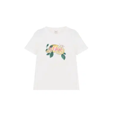 Chloé Crew-neck logo T-shirt in cotton jersey | Thumbnail 1