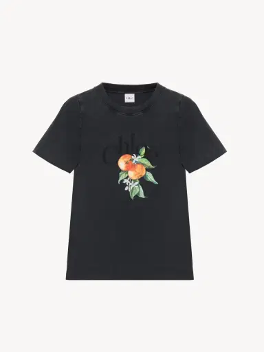 Chloé Baby fit logo T-shirt in cotton jersey | Thumbnail 2