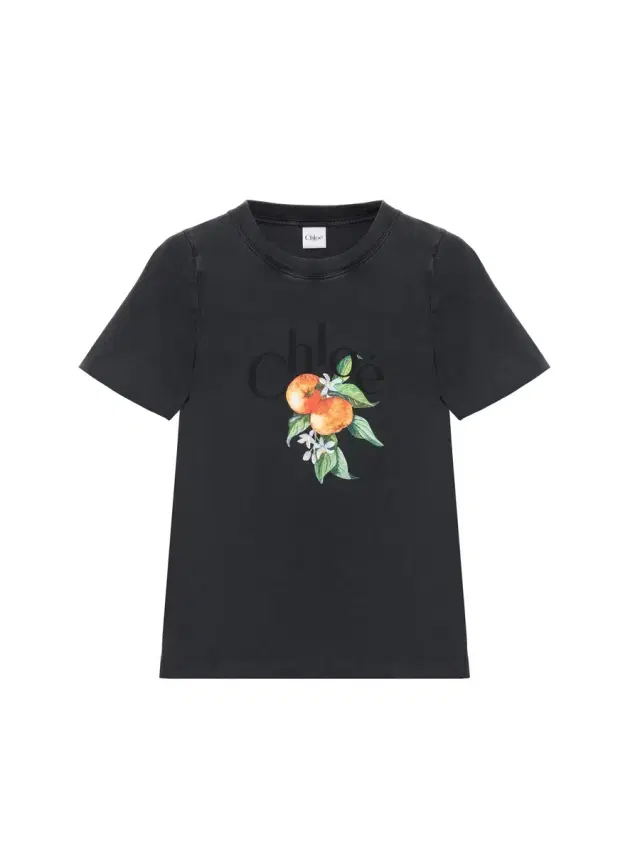 Chloé Baby fit logo T-shirt in cotton jersey