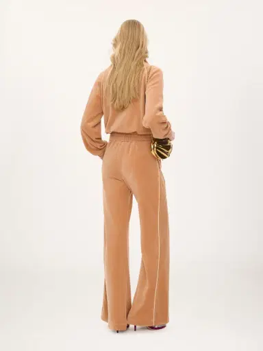 Chloé Wide-leg tracksuit pants in velvet | Thumbnail 5