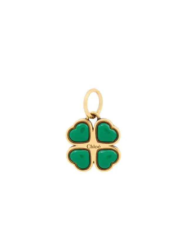 Chloé Clover charm in brass