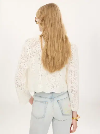Chloé Cropped cardigan in a cotton knit | Thumbnail 5