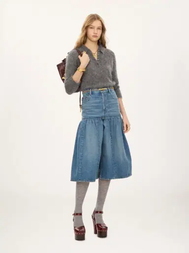 Chloé Polo sweater in an alpaca wool-blend knit | Thumbnail 3