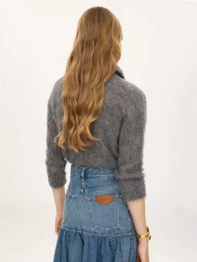 Chloé Polo sweater in an alpaca wool-blend knit | Thumbnail 5