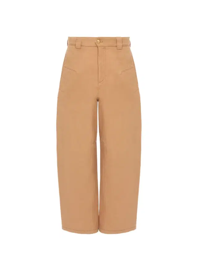 Chloé Barrel pants in cotton canvas