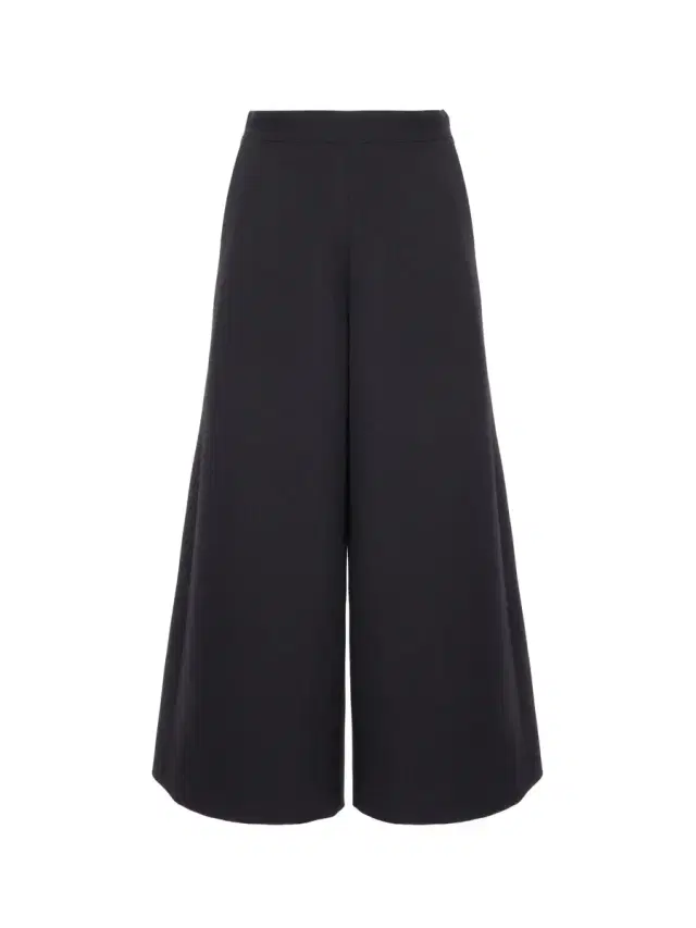 Chloé Wide-leg tailored pants in wool crêpe