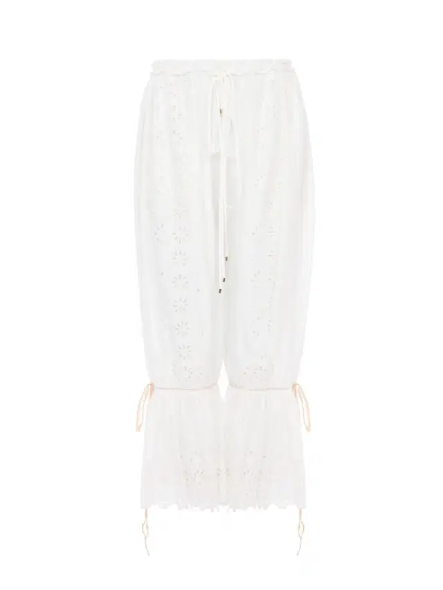 Chloé Fluid drawstring pants in soft cotton