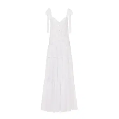 Chloé Tiered long dress in cotton voile | Thumbnail 1