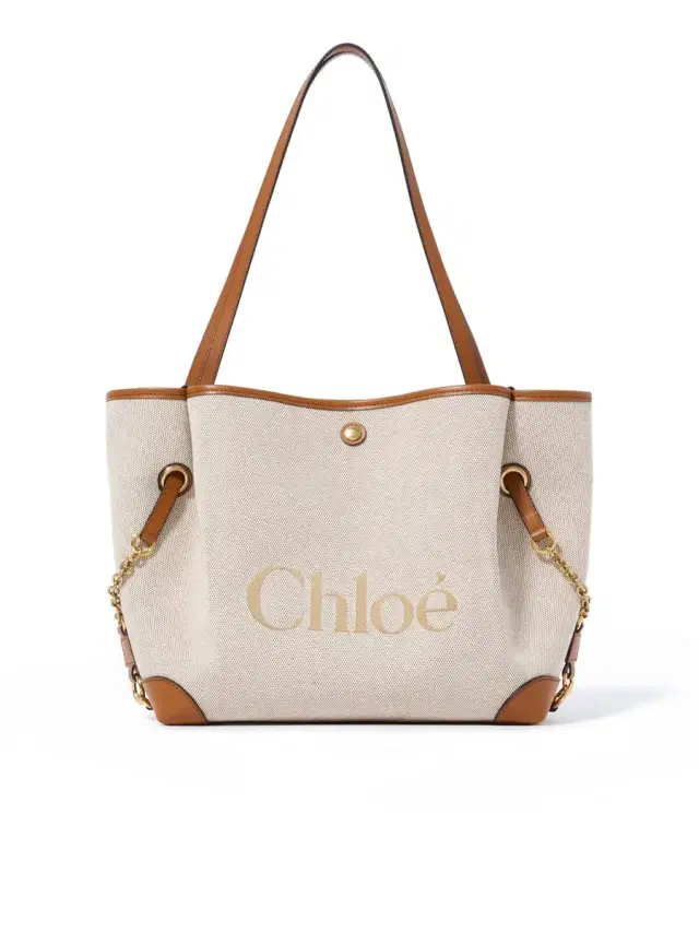 Chloé Chloé Clover double carry bag in canvas