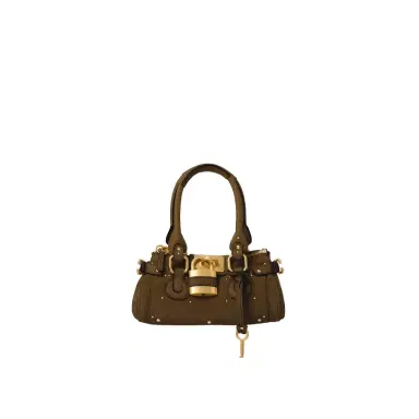Chloé Small Paddington bag in suede leather | Thumbnail 1