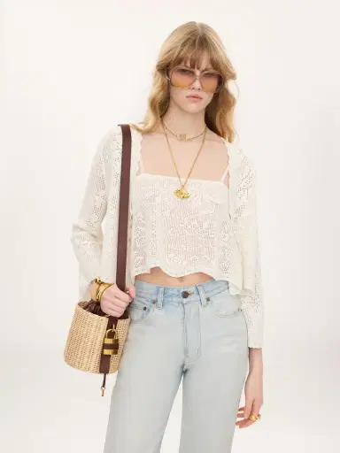 Chloé Small Paddington bucket bag in wicker | Thumbnail 3