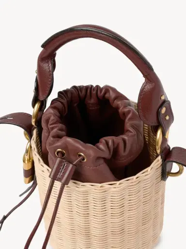 Chloé Small Paddington bucket bag in wicker | Thumbnail 6
