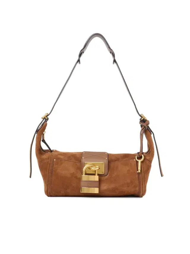 Chloé Paddington crossbody bag in suede leather