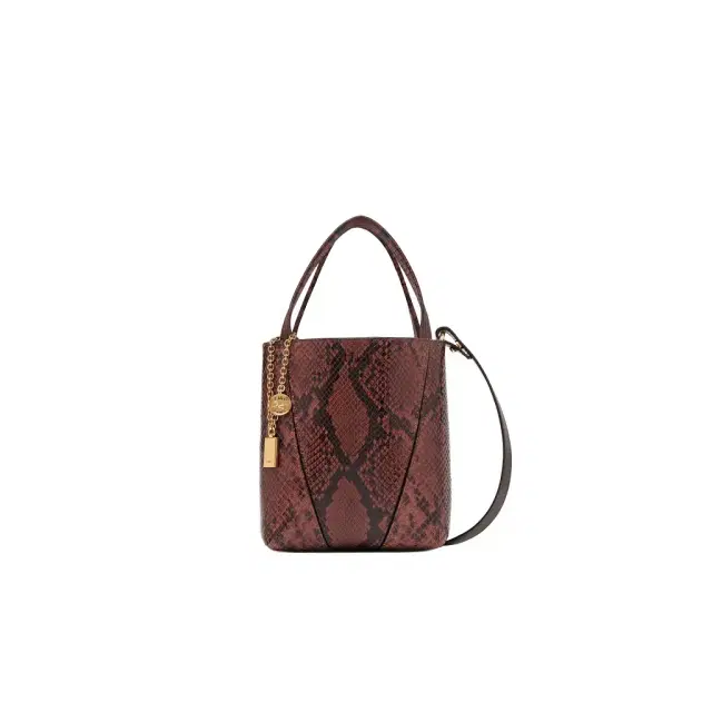 Chloé Small Chloé Spin tote bag in python-effect leather
