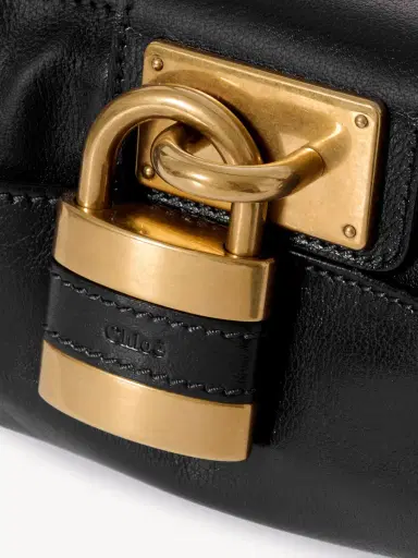 Chloé Small Paddington bag with strap in grained leather | Thumbnail 8