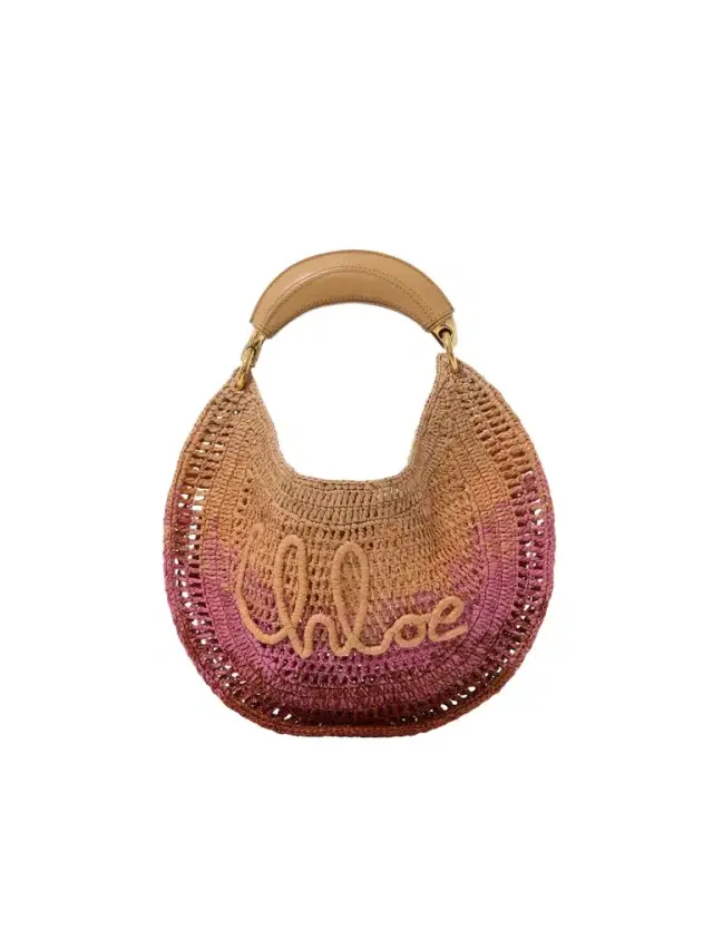 Chloé Summer Banana hobo bag in raffia