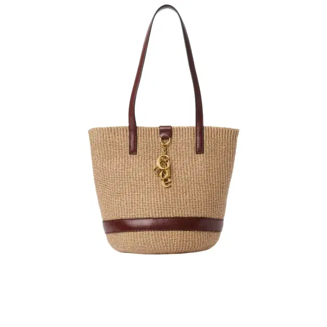 Chloé Chloé Charms basket bag in natural fibers