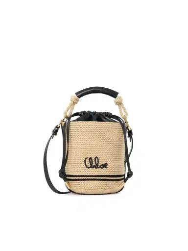 Chloé Chloé Soleil bucket bag in cord | Thumbnail 1