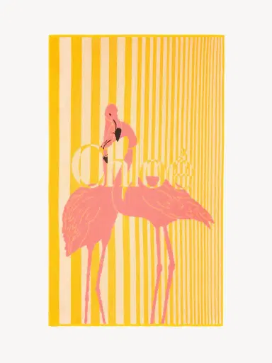 Chloé The Chloé Stripy beach towel in cotton toweling | Thumbnail 2 Chloé The Chloé Stripy beach towel in cotton toweling | Thumbnail 2