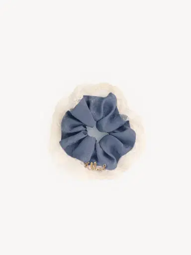 Chloé The Chloé Poetic scrunchie in silk & lace | Thumbnail 2