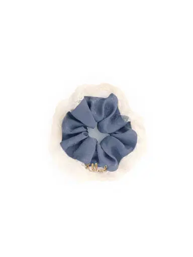 Chloé The Chloé Poetic scrunchie in silk & lace | Thumbnail 1