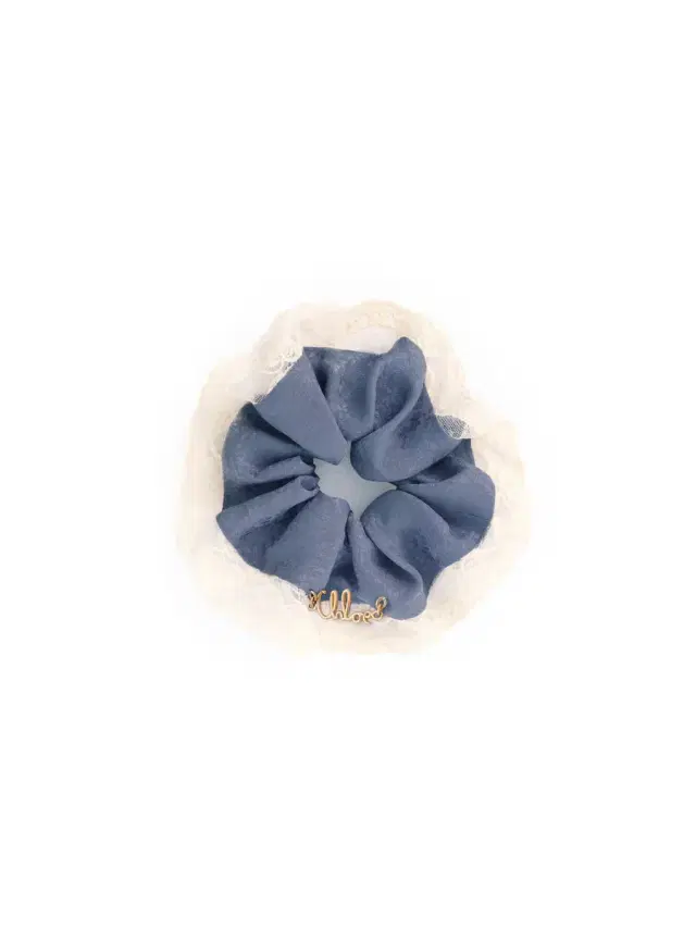 Chloé The Chloé Poetic scrunchie in silk & lace