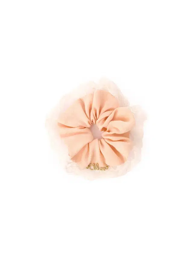 Chloé The Chloé Poetic scrunchie in silk & lace