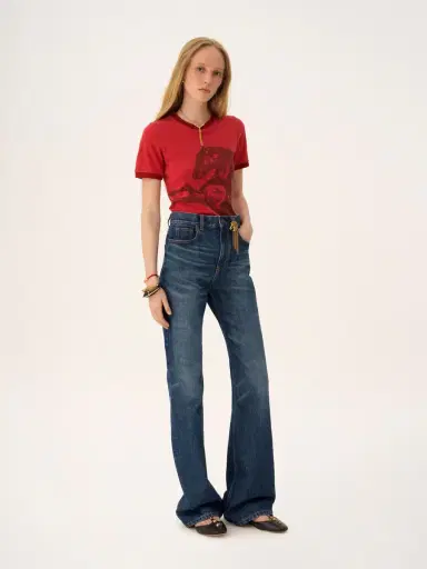 Chloé High-rise straight jeans in denim | Thumbnail 3