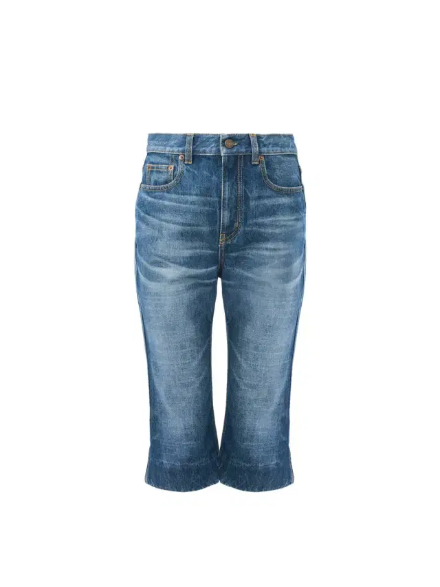 Chloé High-rise capri jeans in denim