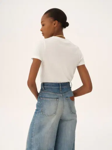 Chloé Baby fit logo T-shirt in cotton jersey | Thumbnail 5