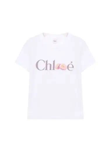 Chloé Baby fit logo T-shirt in cotton jersey | Thumbnail 1