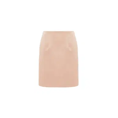Chloé Short pencil skirt in technical duchess satin | Thumbnail 1