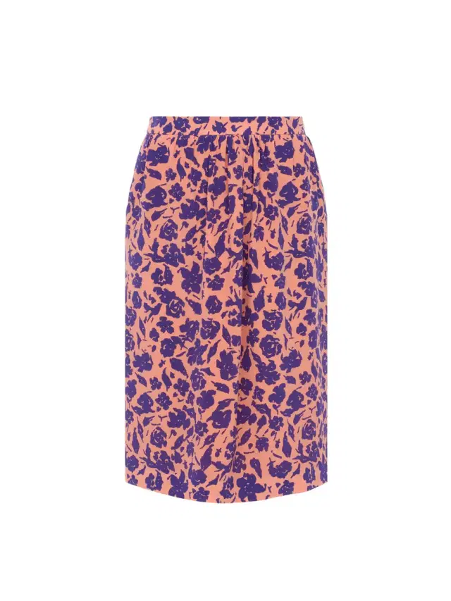 Chloé Short pencil skirt in crêpe de chine