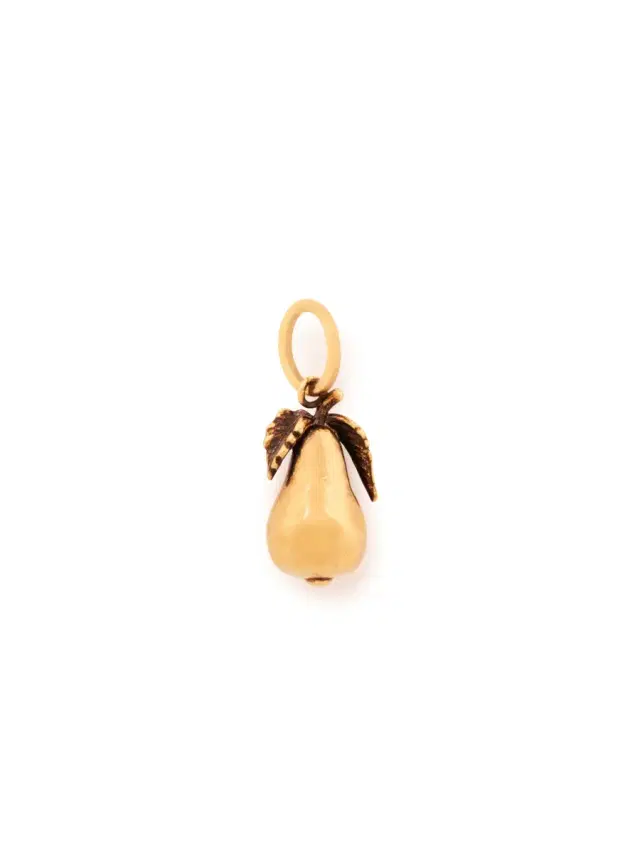 Chloé Pear charm in brass