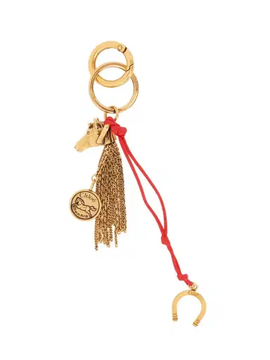 Chloé Chloé Symbols Chain Horse bag charm in brass | Thumbnail 1