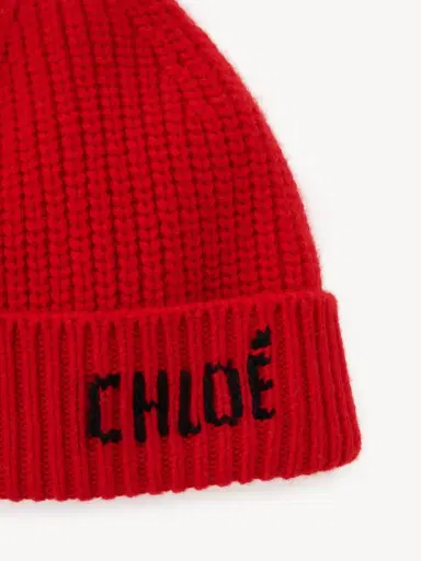 Chloé The Chloé Joyful beanie in wool & cashmere | Thumbnail 4