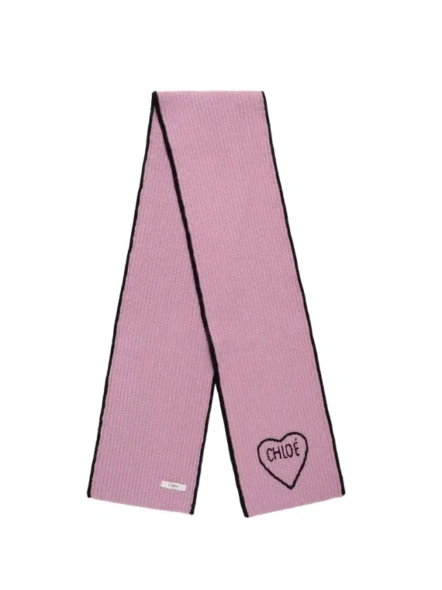 The Chloé Encoeur scarf in wool & cashmere The Chloé Encoeur scarf in wool & cashmere