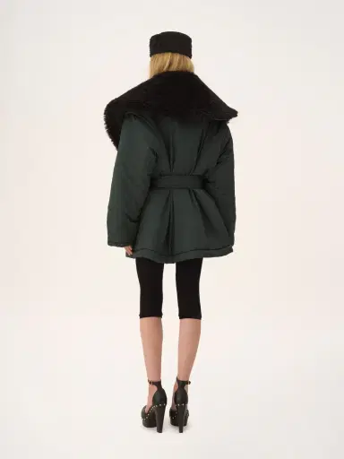Chloé Short coat in technical satin | Thumbnail 5