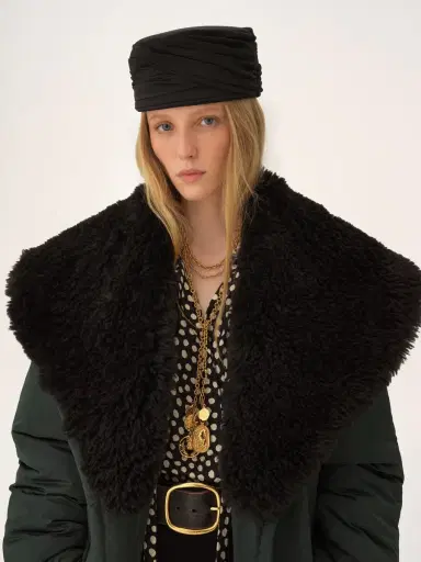 Chloé Short coat in technical satin | Thumbnail 7