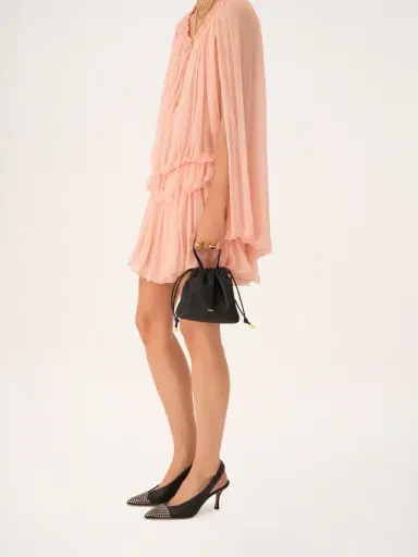 Chloé Mini Chloé Icons shoulder bag with chain in soft leather | Thumbnail 7