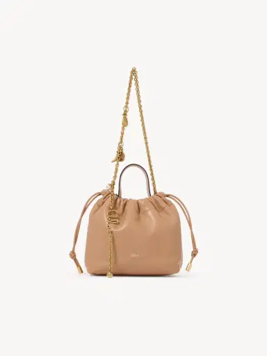 Chloé Mini Chloé Icons shoulder bag with chain in soft leather | Thumbnail 2