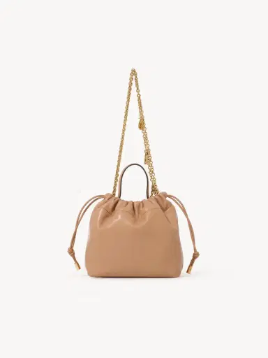 Chloé Mini Chloé Icons shoulder bag with chain in soft leather | Thumbnail 4