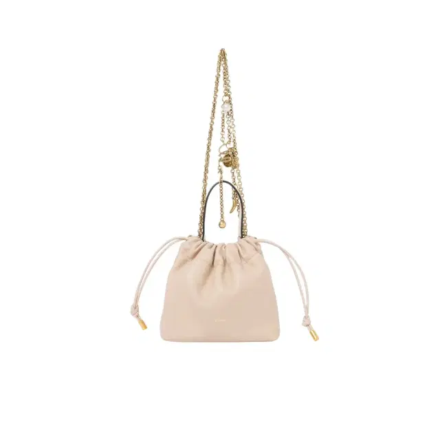 Mini Chloé Icons shoulder bag with chain in soft leather