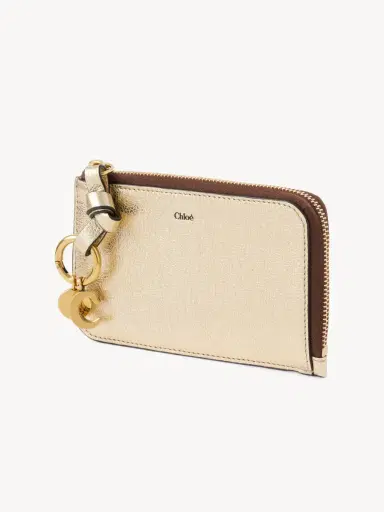Chloé Alphabet wallet in metallized leather | Thumbnail 3 Chloé Alphabet wallet in metallized leather | Thumbnail 3