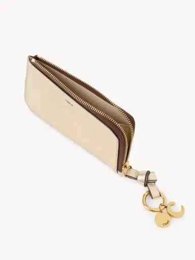 Chloé Alphabet wallet in metallized leather | Thumbnail 5 Chloé Alphabet wallet in metallized leather | Thumbnail 5