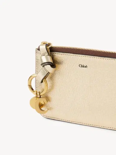 Chloé Alphabet wallet in metallized leather | Thumbnail 6 Chloé Alphabet wallet in metallized leather | Thumbnail 6