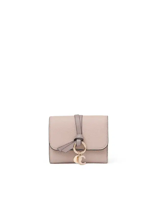 Chloé Small Alphabet tri-fold in grained leather